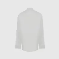 белая унисекс рубашка