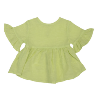 Зеленая детская блузка