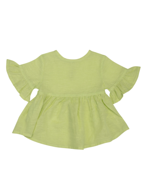 Зеленая детская блузка