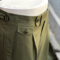 Зеленые шерстяные брюки (2)