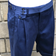 Хлопковые темно-синие шорты (3)