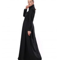 Черное платье-рубашка FELICITY (3)