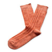 оранжевые шерстяные женские носки