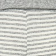 детские органические серые брюки с полосатым принтом