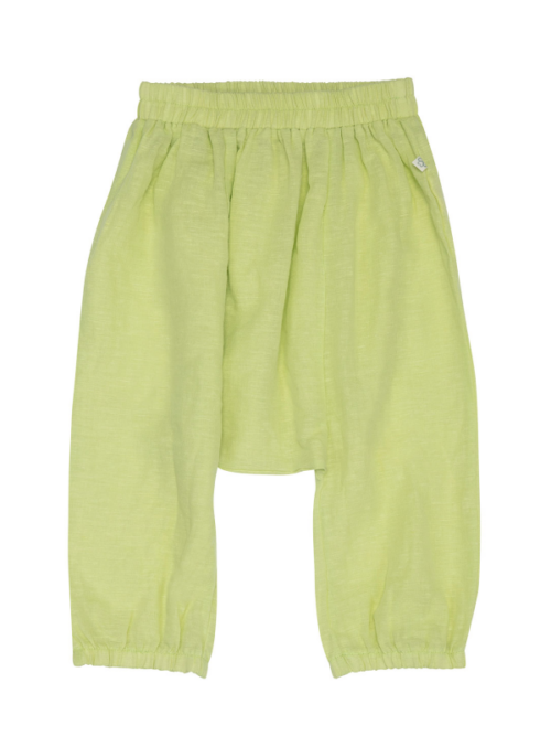 детские органические брюки зеленые