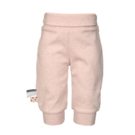 детские органические брюки розового цвета